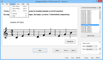 Solfeggio Maestro screenshot 4