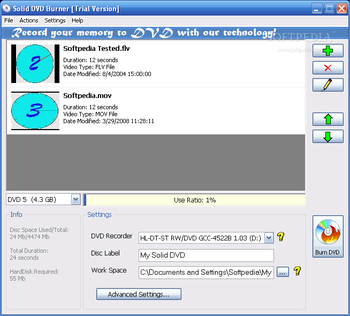 Solid DVD Burner screenshot