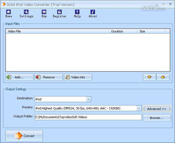 Solid MP4 to iPod Converter screenshot 3