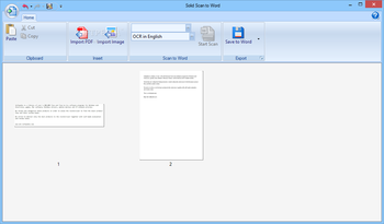 Solid Scan to Word screenshot