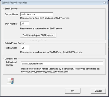 SolMailProxy screenshot