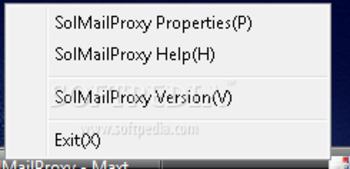 SolMailProxy screenshot 2