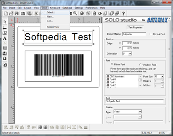 SOLO Studio for Datamax screenshot 5