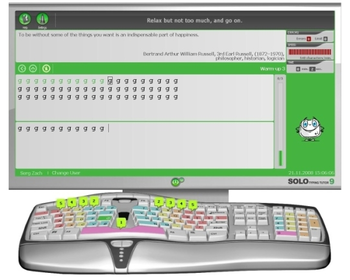 SOLO Typing Tutor 9 screenshot