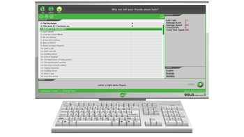 SOLO Typing Tutor screenshot 3