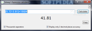 Solway's Expression Calculator screenshot