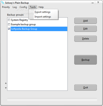 Solway's Plain Backup screenshot 4