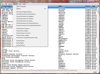 Somarsoft DumpSec screenshot