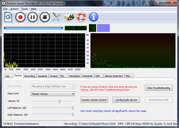 Sonarca Sound Recorder XiFi screenshot 2