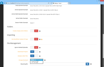 Sonarr screenshot 5