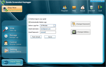 Sondle Screenshot Keylogger screenshot 4