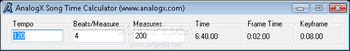 Song Time Calculator screenshot