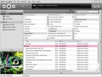 Songbird Portable screenshot