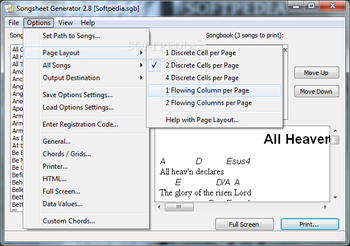 Songsheet Generator screenshot 2