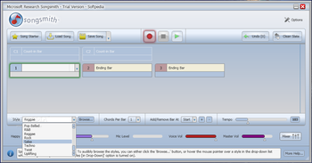 Songsmith screenshot 2