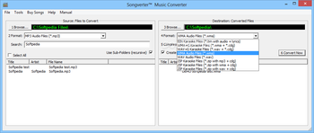 Songverter screenshot 2