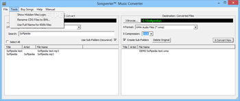Songverter screenshot 3