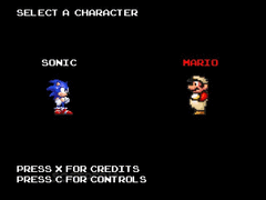 Sonic and Mario vs Slenderman screenshot
