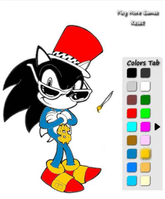 Sonic Coloring screenshot