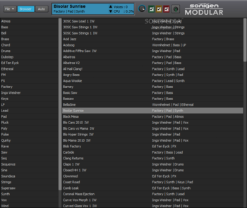 Sonigen Modular screenshot 4