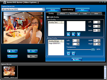 Sonne DVD Burner screenshot 13