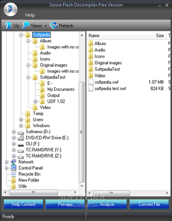 Sonne Flash Decompiler screenshot
