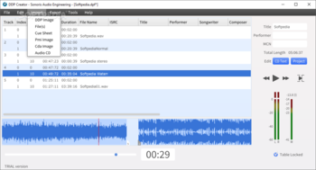 Sonoris DDP Creator screenshot 3