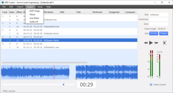 Sonoris DDP Creator screenshot 4