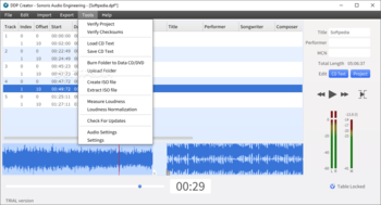 Sonoris DDP Creator screenshot 5