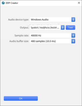 Sonoris DDP Creator screenshot 7