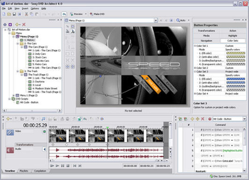 Sony DVD Architect Studio screenshot