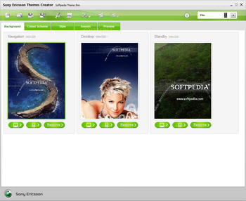 Sony Ericsson Themes Creator screenshot