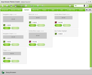 Sony Ericsson Themes Creator screenshot 4