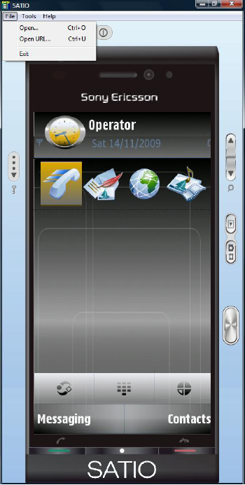 Sony Ericsson Web SDK screenshot 4