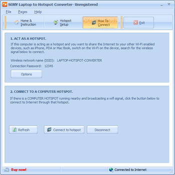 SONY Laptop to Hotspot Converter screenshot 3