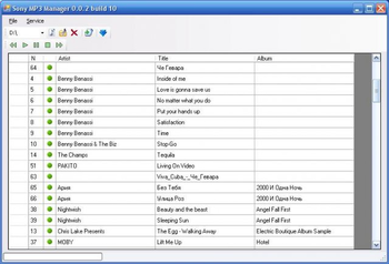Sony MP3 Manager .NET screenshot 3