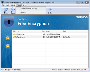 Sophos Free Encryption screenshot 3