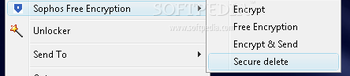 Sophos Free Encryption screenshot 7