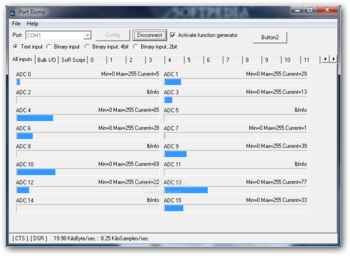 SoR Oscilloscope screenshot