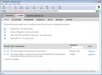 SortSite Professional screenshot 3