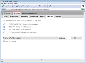 SortSite Professional screenshot 8