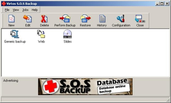 S.O.S Backup Free screenshot