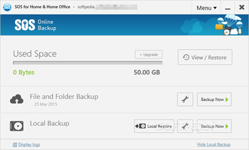 SOS Online Backup screenshot