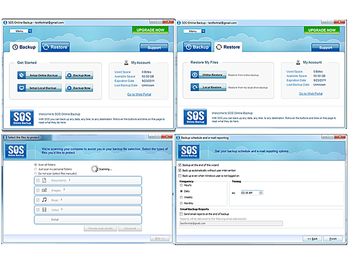 SOS Online Backup screenshot