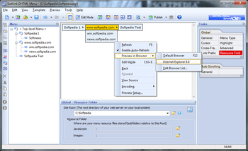 Sothink DHTML Menu screenshot