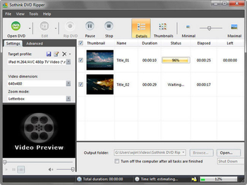 Sothink DVD to PSP Converter screenshot 2