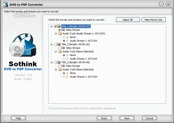 Sothink DVD to PSP Converter screenshot 3