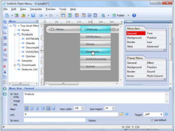 Sothink Flash Menu screenshot