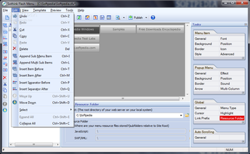 Sothink Flash Menu screenshot 2