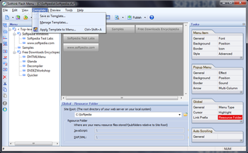 Sothink Flash Menu screenshot 3